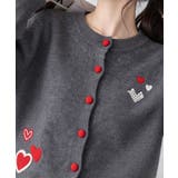 ハートワンポイントニットカーディガン秋冬 | Miniministore | 詳細画像9 