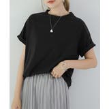 ブラック | ボーダーTシャツ 半袖チュニックTシャツ | Miniministore