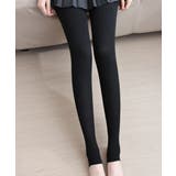 トレンカ*ブラック | 裏起毛レギンス ハイウエスト厚手タイツ冬 | SUNSHINE CLOSET