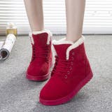 レッド | ムートンブーツ美脚脚長ショートブーツ | Miniministore