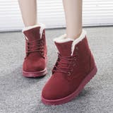 ワインレッド | ムートンブーツ美脚脚長ショートブーツ | Miniministore