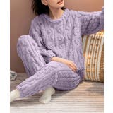 ラベンダー | フリースパジャマ レディース 上下セット | Miniministore