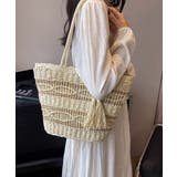ベージュ | かごバッグ レディース トートバッグ夏鞄 | Miniministore