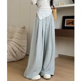 ライトブルー | ワイドパンツ ハイウエストイージーパンツ | Miniministore