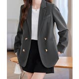 ダークグレー | テーラードジャケットレディース アウター | Miniministore