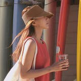 ブラウン | バイザーハット レディースストローハット | Miniministore