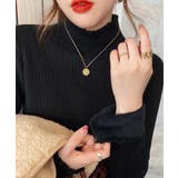 ブラック | 裏起毛ニットトップス レディース 暖かい | Miniministore