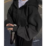 ブラック | ジップパーカー裏起毛ショート丈フーディー | SUNSHINE CLOSET