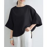 ブラック | ブラウス レディース ドルマンカットソー | Miniministore