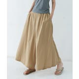 ベージュ | リラックスワイドパンツ キュロットパンツ | ANGELCLOSET
