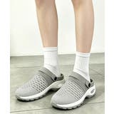 グレー | 厚底メッシュスニーカーサンダルレディース | Miniministore