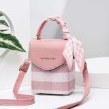 ピンク | ミニショルダーバッグ スカーフ付き 縦型 | Miniministore