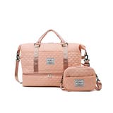サーモンピンク | ボストンバッグ ショルダーバッグ セット | SUNSHINE CLOSET