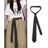 I | レジメンタル柄ネクタイ 韓国風ナロータイ | Miniministore