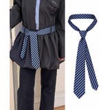 K | レジメンタル柄ネクタイ 韓国風ナロータイ | Miniministore