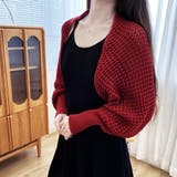 ワインレッド | ニットカーディガン レディース ショール | Miniministore