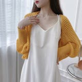 イエロー | ニットカーディガン レディース ショール | Miniministore