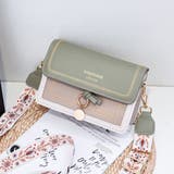 ミントグリーン | ショルダーバッグ レディース斜めがけ配色 | Miniministore