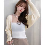 アイボリー | サマーカーディガン長袖ショート丈 ボレロ | Miniministore