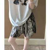 F | パジャマズボン 薄手部屋着ボトムスゆったりショーパンチェック柄ハーフパンツ 迷彩… | SUNSHINE CLOSET