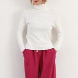 ホワイト | タートルネック ニットトップス 秋冬 | Miniministore