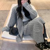 グレー | セットアップ レディース 韓国 きれいめ | ANGELCLOSET