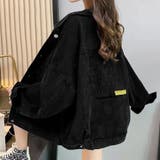 ブラック | デニムジャケット レディース バックロゴ | Miniministore