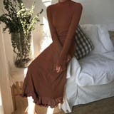 ブラウン | ニットワンピース ロング レディース秋冬 | Miniministore