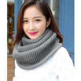 グレー | ニットスヌード あったかネックウォーマー | SUNSHINE CLOSET