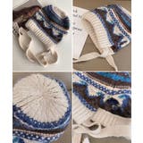 ニットバケットハット フェアアイル柄帽子 | Miniministore | 詳細画像23 