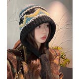 ニットバケットハット フェアアイル柄帽子 | Miniministore | 詳細画像8 
