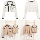 ニットカーディガンタンクトップ2点セット | Miniministore | 詳細画像3 