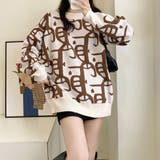 ジャガード柄ニットトップス 長袖韓国秋冬 | Miniministore | 詳細画像11 