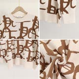 ジャガード柄ニットトップス 長袖韓国秋冬 | Miniministore | 詳細画像4 