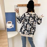 ジャガード柄ニットトップス 長袖韓国秋冬 | Miniministore | 詳細画像8 