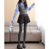 裏起毛レギンス ハイウエスト厚手タイツ冬 | Miniministore | 詳細画像6