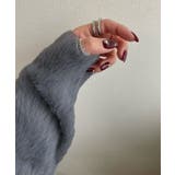 シャギーニットトップス クルーネック長袖 | Miniministore | 詳細画像27 