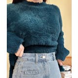 シャギーニットトップス クルーネック長袖 | Miniministore | 詳細画像31 