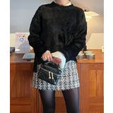 シャギーニットトップス クルーネック長袖 | Miniministore | 詳細画像4 