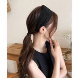 プリーツワイドカチューシャ幅広ヘアバンド | Miniministore | 詳細画像3 