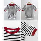 ボーダーニットトップス 半袖 レディース | Miniministore | 詳細画像29