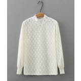 微起毛 ハイネックレースブラウス 春秋冬 | Miniministore | 詳細画像16 
