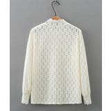 微起毛 ハイネックレースブラウス 春秋冬 | Miniministore | 詳細画像17 