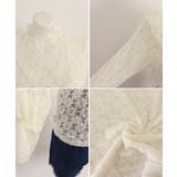 微起毛 ハイネックレースブラウス 春秋冬 | Miniministore | 詳細画像20 