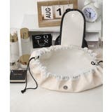 巾着コスメポーチ PUレザーメイクポーチ | Miniministore | 詳細画像15 