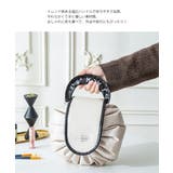 巾着コスメポーチ PUレザーメイクポーチ | Miniministore | 詳細画像2 