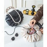 巾着コスメポーチ PUレザーメイクポーチ | Miniministore | 詳細画像5 