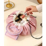 巾着コスメポーチ PUレザーメイクポーチ | Miniministore | 詳細画像9 