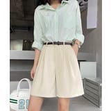 5分丈 タックショートパンツ レディース | Miniministore | 詳細画像11