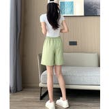 5分丈 タックショートパンツ レディース | Miniministore | 詳細画像16
